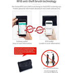 Unisex Pebble Leather Wallet, 5.3In Short Genuine Leather Coin Card Holder, Unisex Clutch Bags, Can Hold Coins, Id Cards