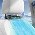 Car Seat Fan For Driver & Backseat - 2026 Upgraded Mini Portable Usb Back Cooling Fan Kids Baby Quiet Headrest Neck Fan Accessories With 3 Adjustable Wind Speeds For Almost Vehicle Jeep Van Rv Truck