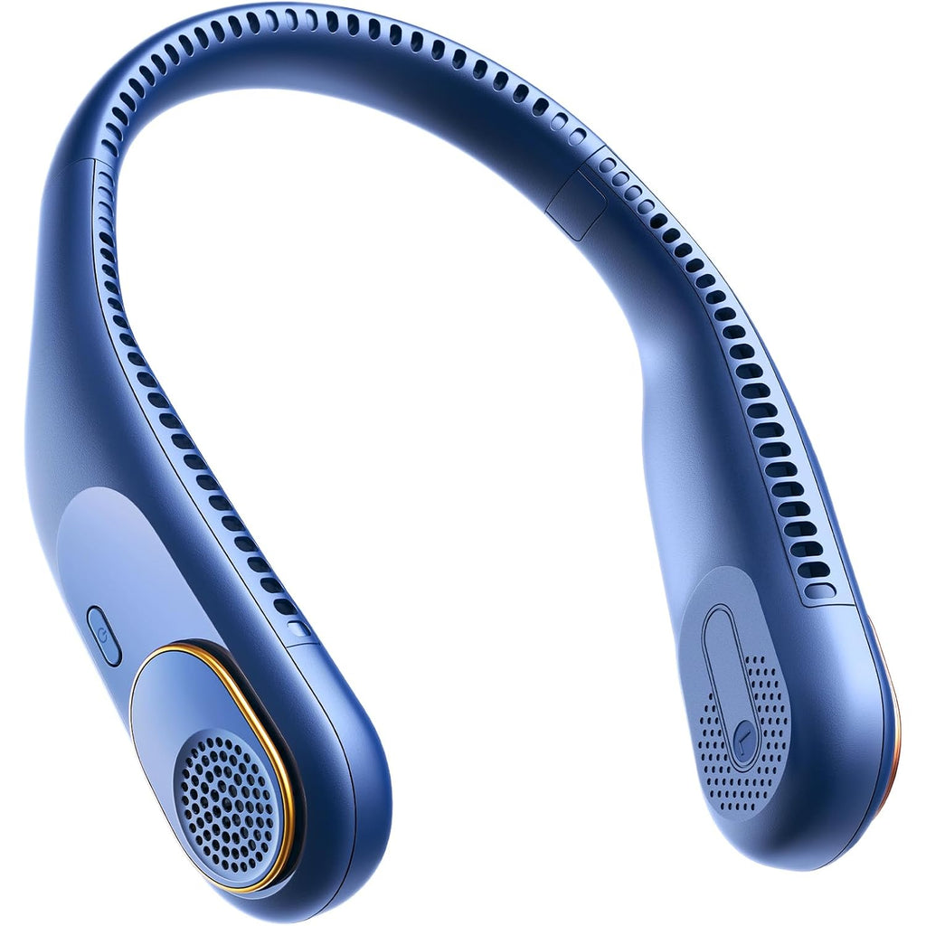 Sweetfull Portable Neck Fan: 5200Mah Bladeless Personal Fan | 4 Speeds, 20H Max Runtime, No Hair Twist Quiet Wearable Fan For Travel | Birthday Gifts For Men Women Mom Dad