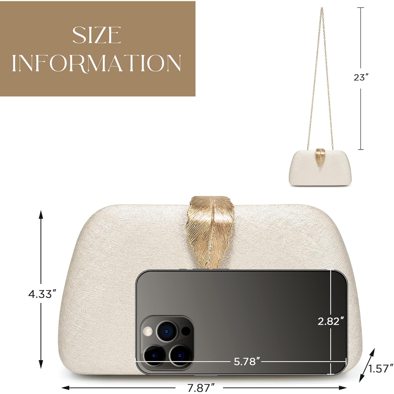 SWEETV CHUNLI Glitter Clutch Purses for Women Elegant Evening Bag for Parties, Weddings, and Formal Events