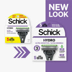 Schick Hydro Ultra Sensitive Razor Blades Refills, 5ct