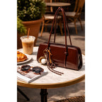 Women's shoulder bag, spacious multi pocket bag, women's crossbody bag, fashionable handbag, top handle, shoulder bag
