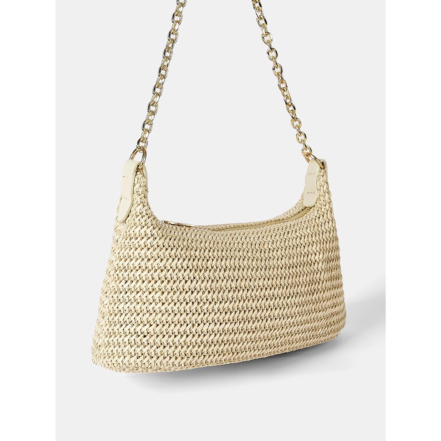 Verdusa Women's Straw Woven Shoulder Bag Tote Handbag Summer Beach Purse Vacation Bags