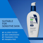 Cerave Pm Facial Moisturizing Lotion, Night Cream With Hyaluronic Acid And Niacinamide, Ultra-Lightweight, Oil-Free Moisturizer For Face, 3 Ounce