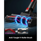 Cordless Vacuum Cleaner, 500W 45Kpa 50Mins Stick Vacuum Cleaners For Home With Led Light, Self-Standing, Anti-Tangle Brush & 1.6L Dust Cup, Lightweight Vacuum For Pet Hair, Carpets, Hard Floors