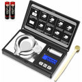 Milligram Scale 50G X 0.001G, Powder Scale 0.001G Accuracy | Micro Scale For Weighing Powders & Jewelry, 50G Calibration Weight For Mg Scale, 6 Units, Tare, Lcd Display