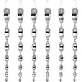Besmon Woodpecker Bird Scare Devices，Reflective Scare Rods Control Device To Keep Birds Away From Patio Pool（Christmas Reflective Strip Hanging Home As Decoration） (6Pcs)