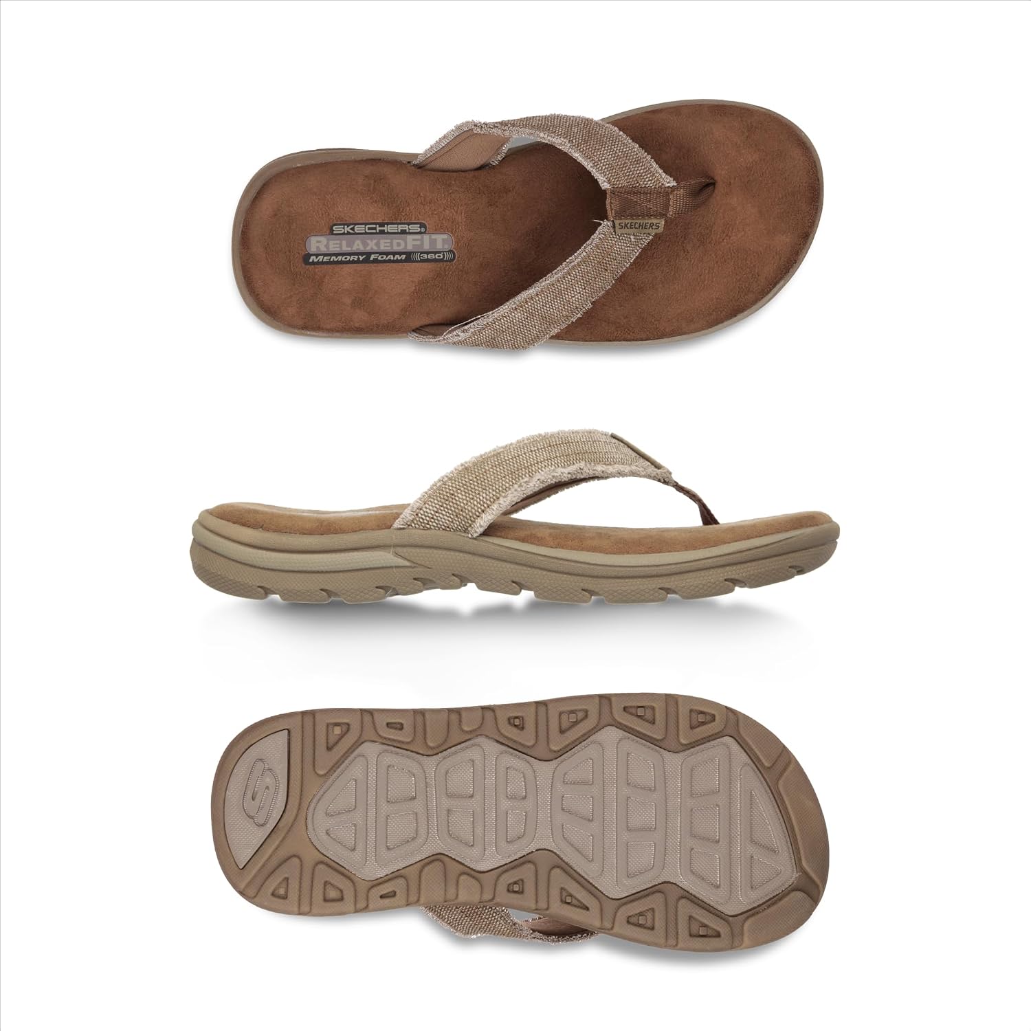 Skechers Men'S Relaxed Fit Supreme Bosnia Sandal