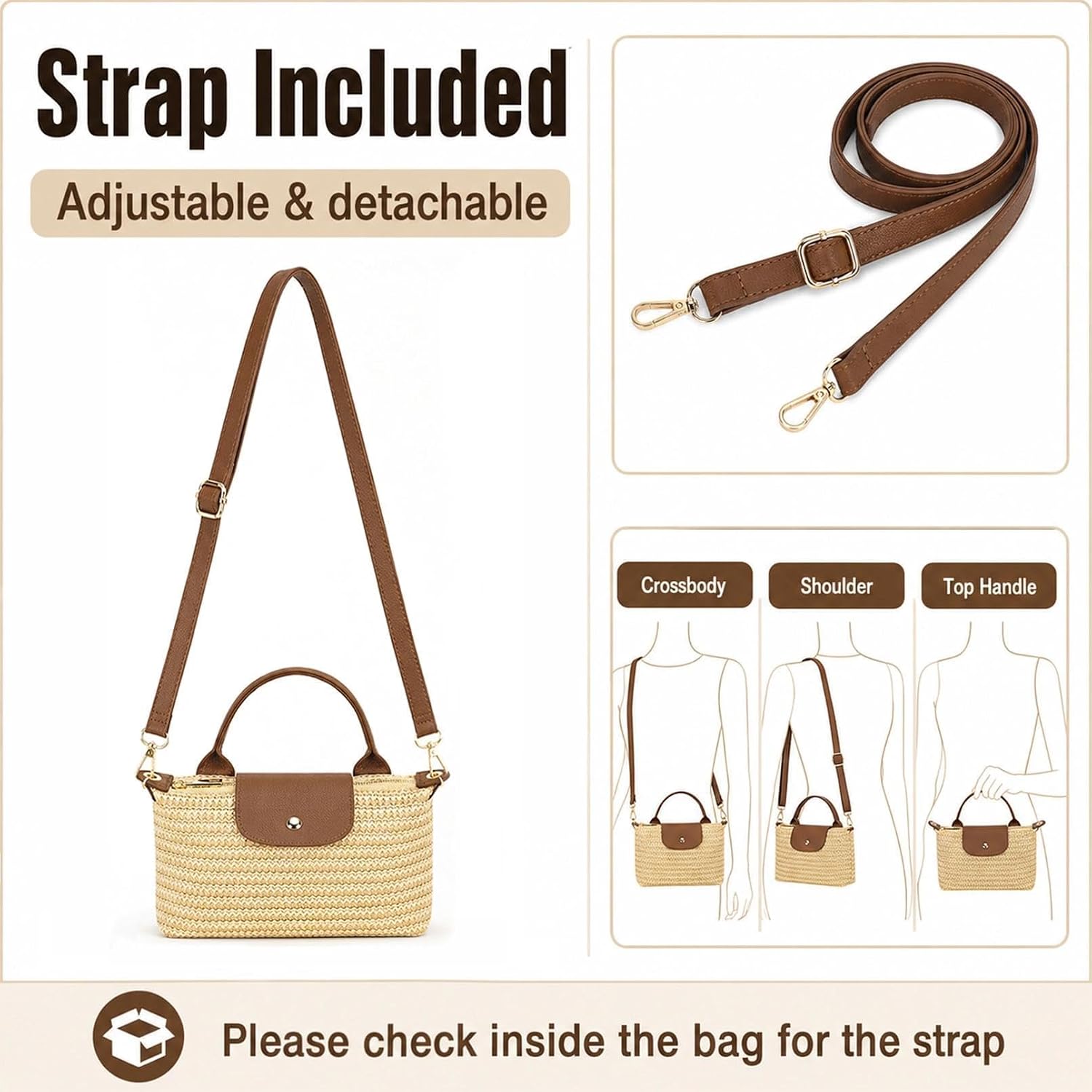 Woven Crossbody Bag, Small Black Weave Mini Tote Bag, Designer Crossbody Bags For Women