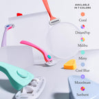 Billie Razors for Women Shave Kit – Women’s Razor + 4 x 5-Blade Razor Refills + Magnetic Holder – Malibu