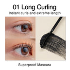 Clio Kill Lash Superproof Mascara, Waterproof Fiber Lengthening For Straight Lashes, Smudge & Flake-Proof, Clump-Free Lash Extension For Lifted Curl, Safe For Sensitive Eyes (001 Long Curling)