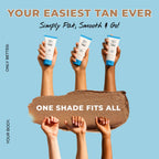 From The Creator Of Per-Fekt Beauty, Body & Leg Perfecting Bronzer | Instant, Healthy, Waterproof, Wash Off. Dha Free | Natural Looking Tan, Transfer Resistant | No Orange Skin, No Stink, No Streak.