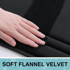 Grandaily Memory Foam Bath Mat Rug 30x20, Ultra Soft, Non-Slip and Absorbent Bathroom Rugs, Machine Wash Dry, Comfortable Bath Carpet for Bathroom Floor, Tub and Shower, Black