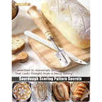 Bread Lame Dough Scoring Tool, Professional - Grade Baguette & Sourdough Scoring Tool with Razor Blades and Storage Cover, Lame Bread Tool, Essential Baking Supplies