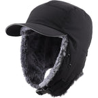 Connectyle Trapper Hat for Men Women Faux Fur Winter Hat with Ear Flaps Water-Resistant Hunting Hats Ushanka Skiing Cap