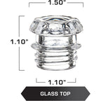 COLETTI Coffee Percolator Glass Top Replacement - (Pack of 2)