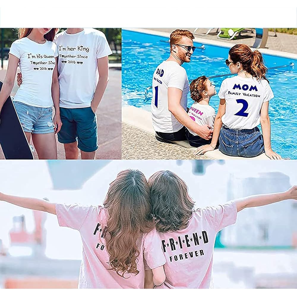 Orj 5 Pcs Unisex Sublimation Blank T Shirt White Polyester Shirts Crew Neck Short Sleeve For Sublimation T Shirt