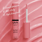 Nyx Professional Makeup Butter Gloss, Non-Sticky Lip Gloss - Tiramisu (Brown)