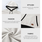 Jmierr Men'S Cotton Casual Hoodies Sweatshirts Fashion Long Sleeve Drawstring Fleece Pullover Hoodie With Pockets