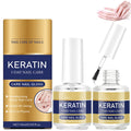 2PCS Keratin Nail Care Oil - Moisturizing Treatment for Strong, Glossy Nails, Repairs Dry & Weak Nails with Aloe Vera & Lavender