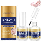 2PCS Keratin Nail Care Oil - Moisturizing Treatment for Strong, Glossy Nails, Repairs Dry & Weak Nails with Aloe Vera & Lavender