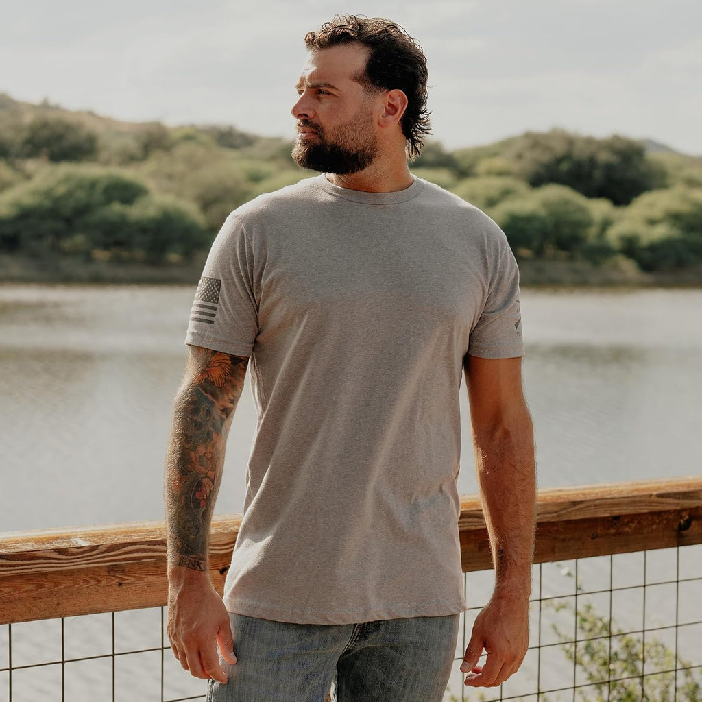 Grunt Style Basic Crew Pack - Usa, American Graphic Tee, Patriotic, Everyday, T-Shirts For Men Pack