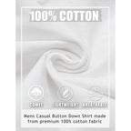 Coofandy Men'S Casual Button Down Shirts Long Sleeve Cotton Beach Wedding Shirt Summer Linen Shirt For Men