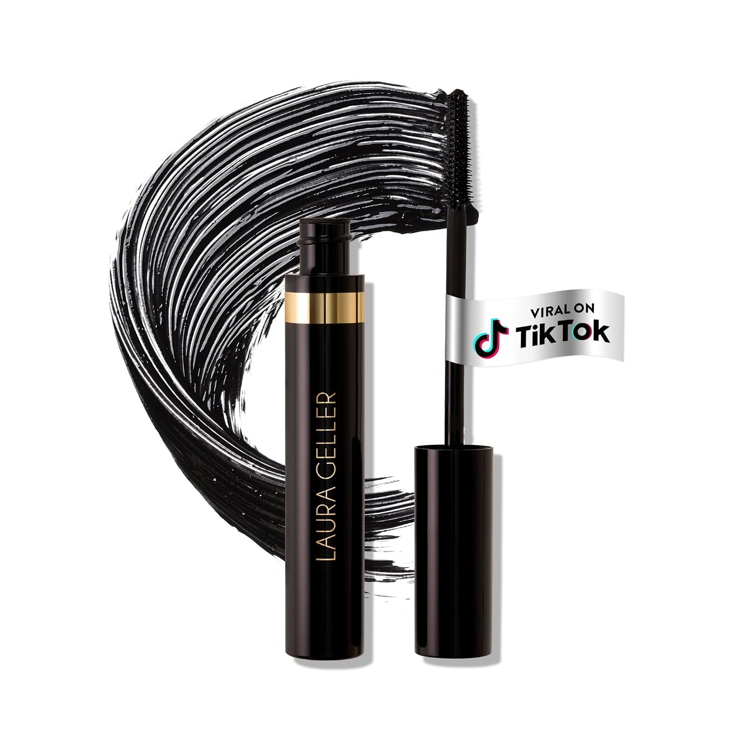 Laura Geller New York Kajal Longwear Mascara – Black – Volumizing, Lengthening, & Defining Mascara - Smudge‑Proof & Flake‑Proof Wear, Buildable Formula