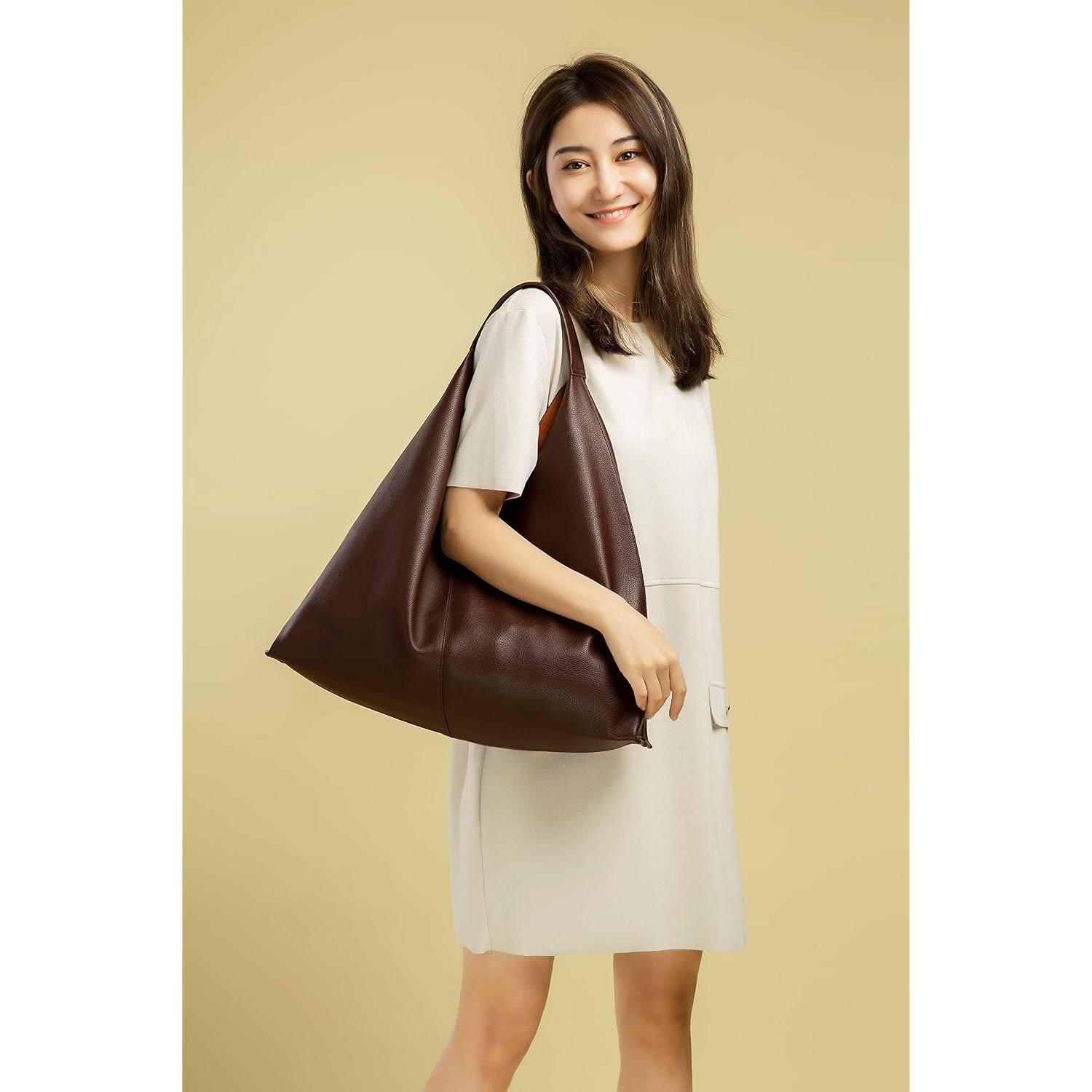 Leather Tote Bag, Oversized Hobo Bags, Large Tote Bag For Women Work