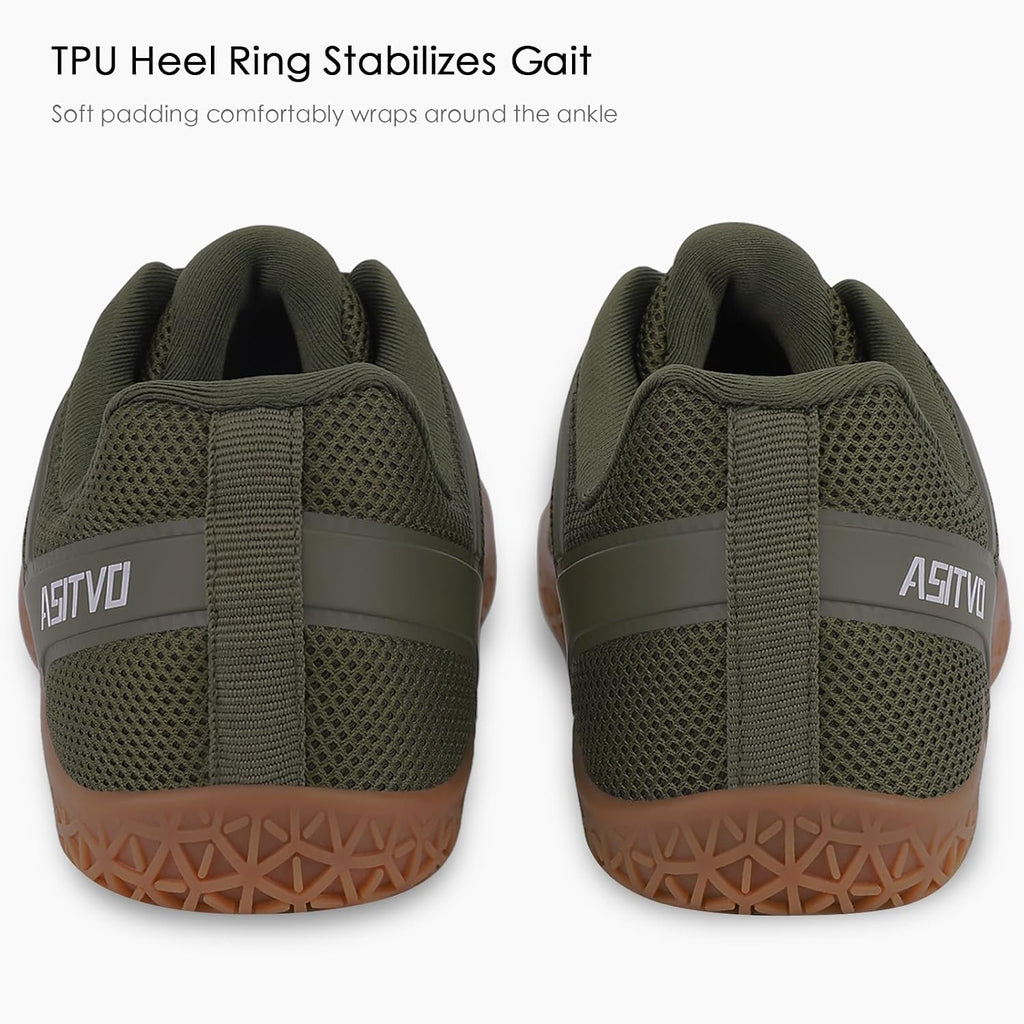 Asitvo Wide Men'S Barefoot Zero Drop Sole Minimalist Width Toe Box Walking Shoes Sneakers Tpu Toe No-Sew Upper