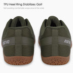 Asitvo Wide Men'S Barefoot Zero Drop Sole Minimalist Width Toe Box Walking Shoes Sneakers Tpu Toe No-Sew Upper