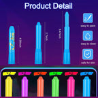 12 Pieces Glow Blacklight Face & Body Paint Makeup, Glow in The Dark Face Painting Kit Neon Paint Sticks for Adult Halloween Glow Party