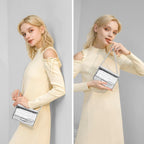 Ljczka Mini Crossbody Bags For Women Y2K Small Square Purse With Chain Strap Clutch Evening Handbags For Dressy, Prom, Party
