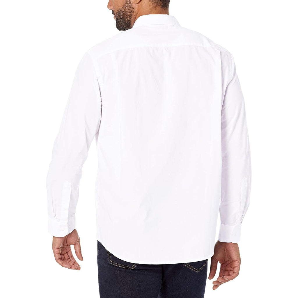 Amazon Essentials Men'S Regular-Fit Long-Sleeve Casual Poplin Shirt, Button Front, Business Casual, Collared