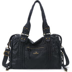 Angel Kiss Hobo Bags For Women Vegan Leather Hobo Satchel Handbags Large Tote Purses Shoulder Bag