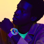 Swatch Big Bold Chrono Unisex Watch Casual Polymer Transparent Quartz Waterproof