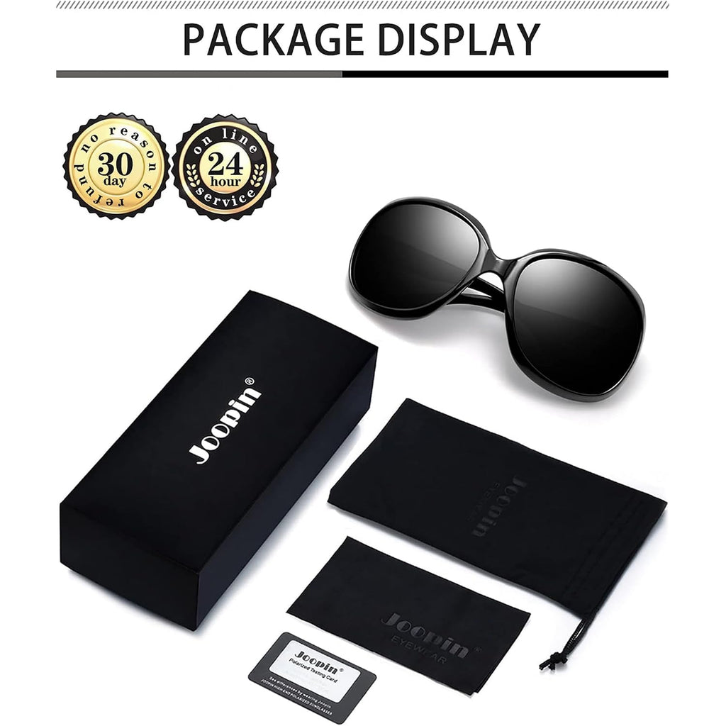 Joopin Oversized Sunglasses Womens Trendy Polarized Large Driving Sun Glasses Ladies Uv Protective Big Sunnies Shades