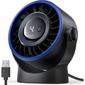 Sweetfull Usb Small Desk Fan - 5 Inch Mini Personal Desktop Fan, 4 Speeds Cooling Strong Airflow, 360° Adjustable Tilt, Quiet Portable Table Fans For Bedroom, Home, Office, Travel & Cruise, Black
