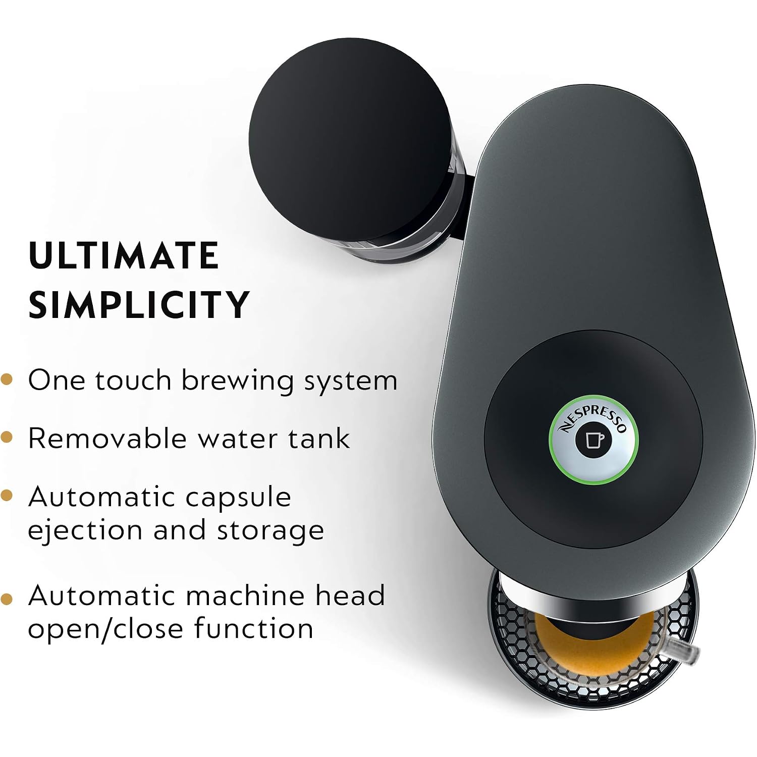 De'Longhi Nespresso Vertuo Plus Coffee And Espresso Maker By De'Longhi, Titan
