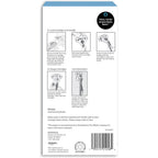 Amazon Basics 5-Blade Razor Handle for Women, Includes 12 Cartridges and Shower Hanger, 14 Piece Set, Blue