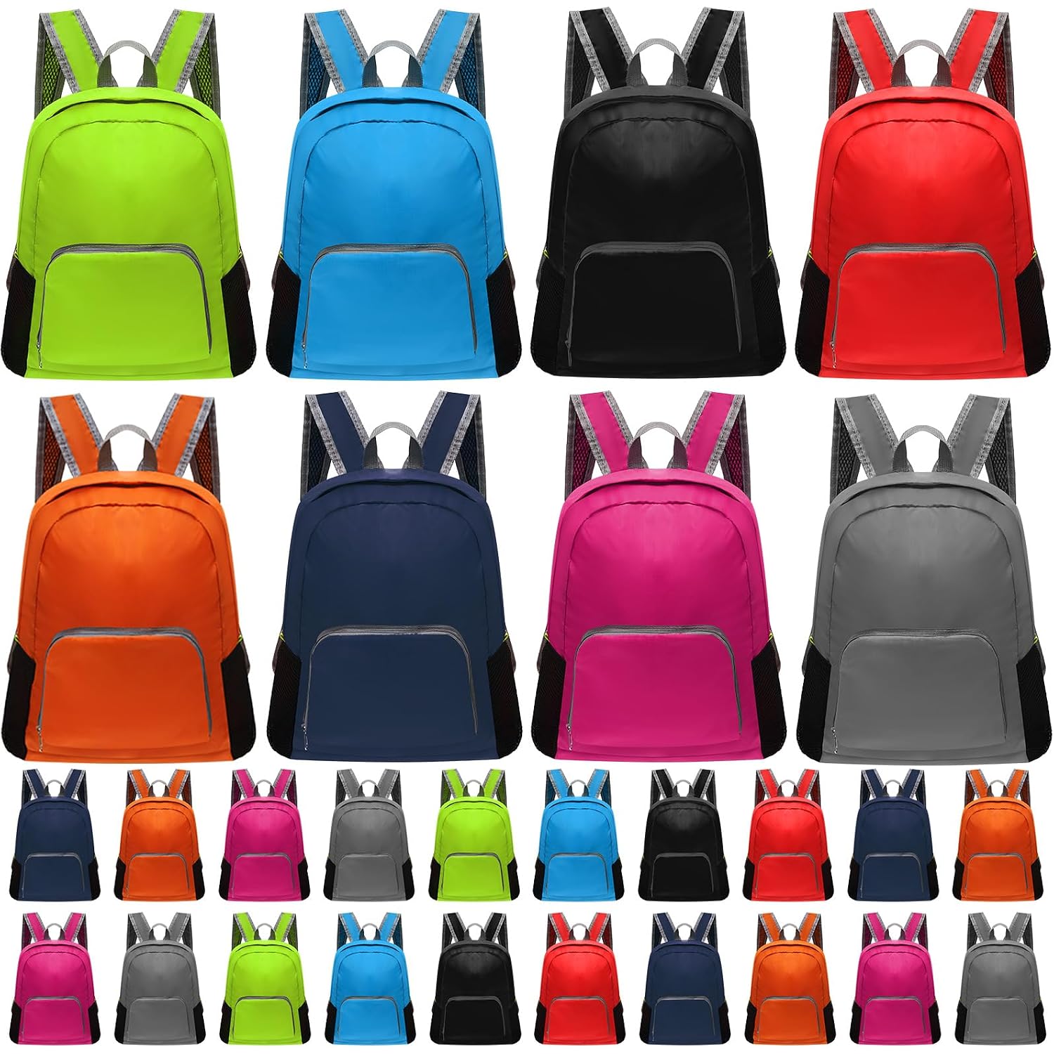 Patelai 48 Pcs 17" Backpacks In Bulk For School Kids Wholesale Bookbags Lightweight Back Pack For Girls Boys Outdoor Travel(Stylish Color)