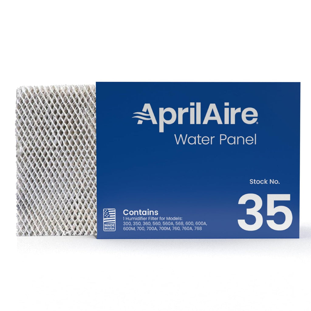 Aprilaire 35 Water Panel Humidifier Filter Replacement For Aprilaire Whole-House Humidifier Models 300, 350, 360, 560, 560A, 568, 600, 600A, 600M, 700, 700A, 700M, 760, 760A, 768 (Pack Of 2)