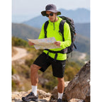 Pinspark Upf 50+ Sun Protection Hoodie Men With Mask Quick Dry Long Sleeve Fishing Hiking Shirts Uv Rash Guard Lightweight