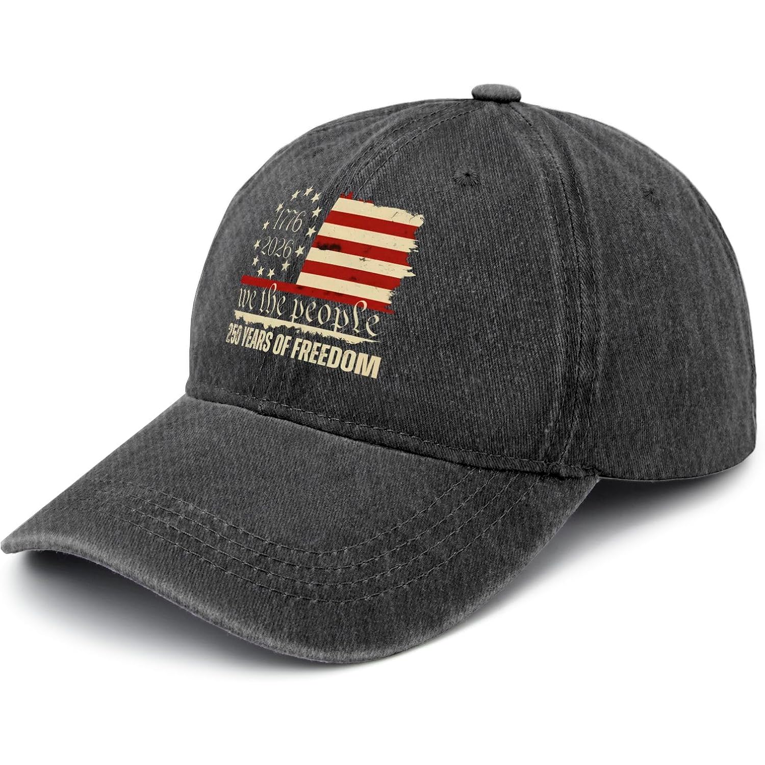 U.S. 250Th Anniversarys Hat For Men Classic Washed Distressed Baseball Cap