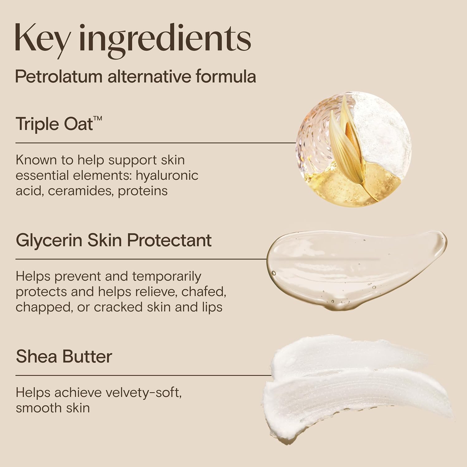 Aveeno Skin Relief Healing Ointment, Repair & Protect Extra Dry, Cracked Skin, Glycerin Protectant With Triple Oat & Shea Butter, Fragrance-Free & Non-Greasy Feel, Travel Size, 2.0 Oz