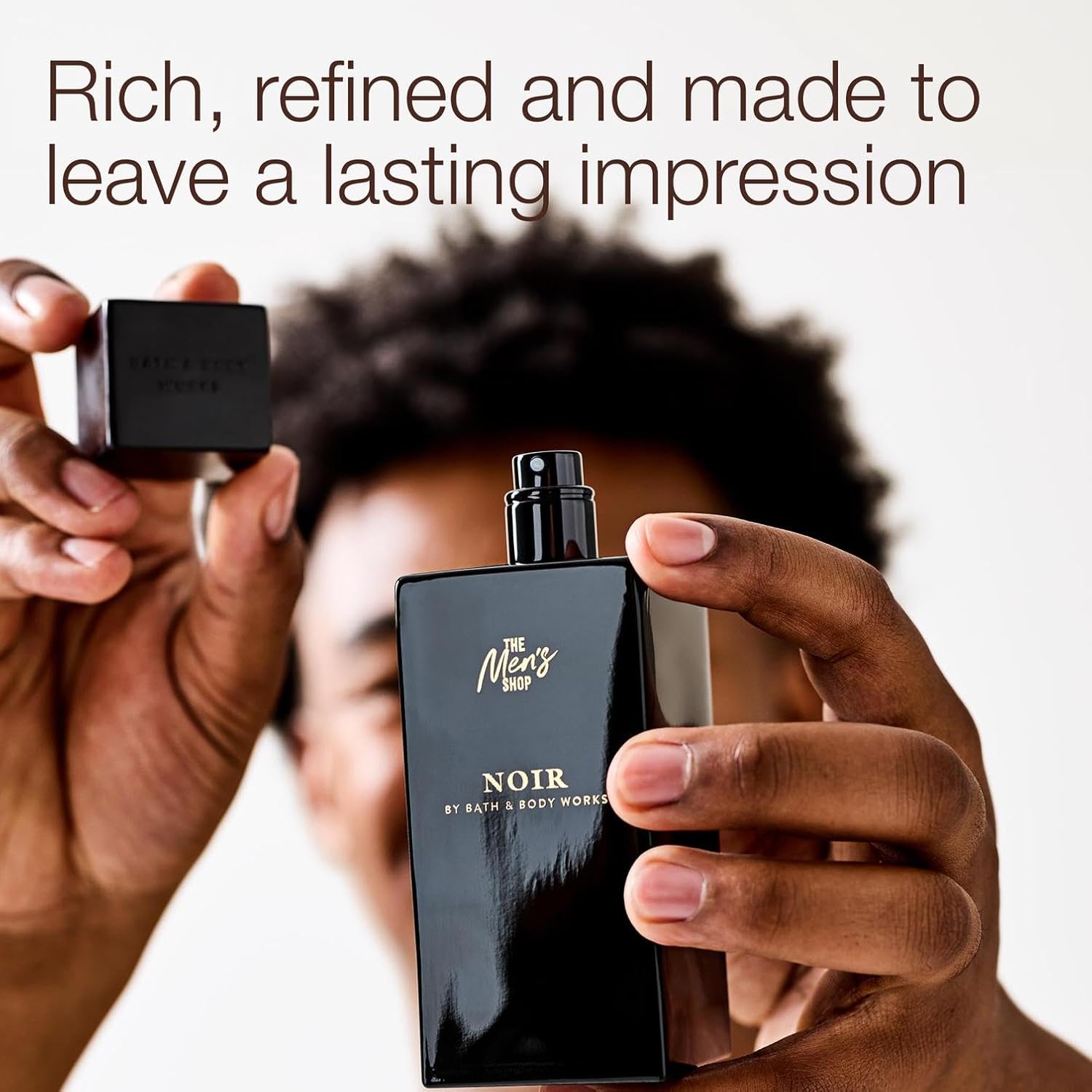 Bath & Body Works Noir Cologne - Men’s Cologne for Everyday Use - Long-Lasting High Fragrance Oil Concentration - Dermatologist-Approved - Sophisticated Scent Experience - Gifts for Him
