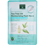 Earth Therapeutics Tea Tree Oil Moisturizing Foot Mask - 2 Pack (2 Pairs)