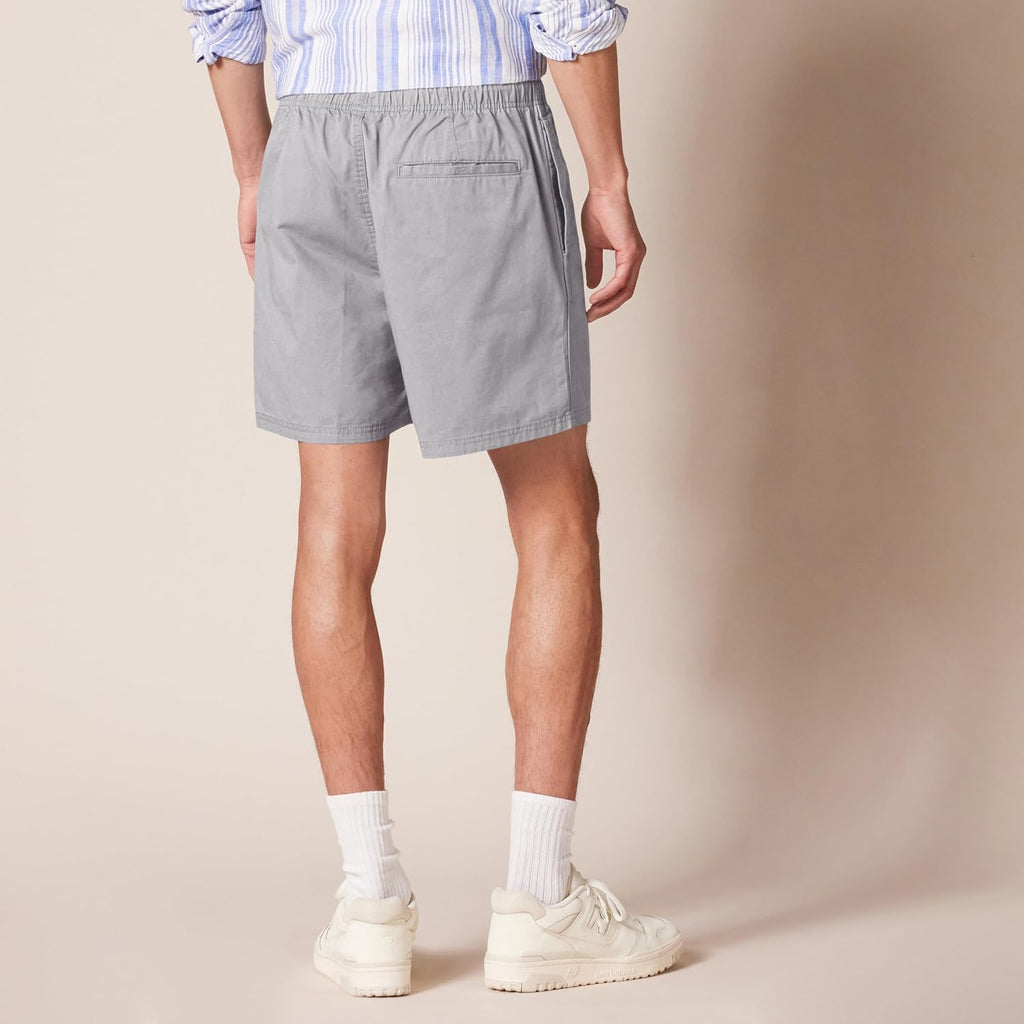 Amazon Essentials Men'S 6" Inseam Regular Fit Drawstring Shorts With Elastic Waist And Pockets