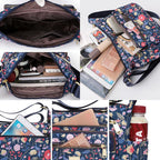 Crossbody Bags For Women Multi Pocket Shoulder Bag Waterproof Nylon Messenger Purses And Handbags