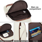 Cluci Crossbody Bags For Women Men,Leather Sling Bag Cross Body Backpack For Woman Gifts For Women Birthday Unique